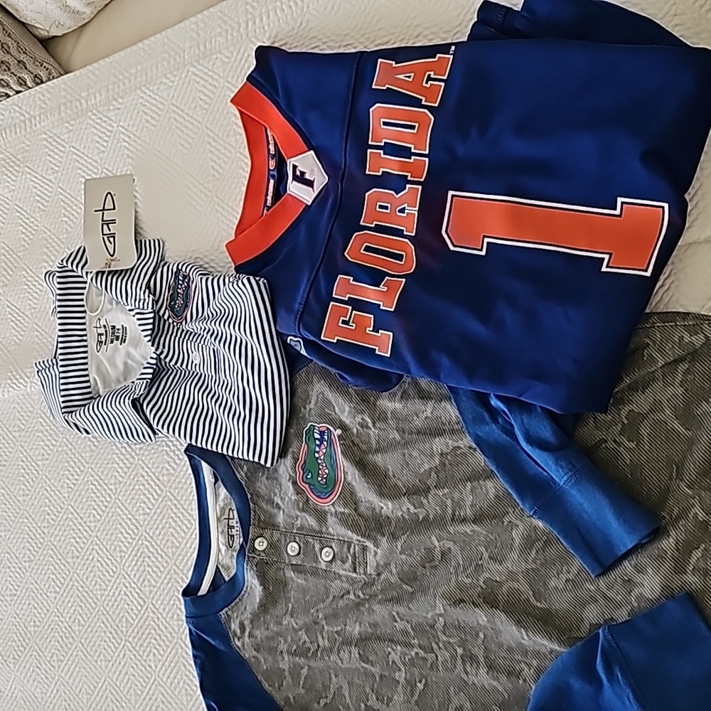Boys 7-8 Florida Gator shirt bundle